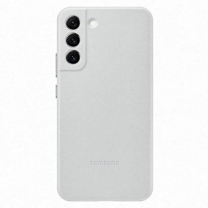 Etui Samsung EF-VS906LJ S22+ S906 jasnoszary/light gray Leather Cover