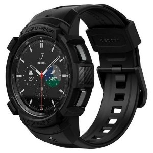 Spigen Rugged Armor Pro Samsung Watch 4 CLASSIC 46mm czarny/black ACS03832