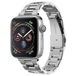 Spigen Modern Fit Band Apple Watch 1/2/3 /4/5/6/7/SE 38/40/41mm srebrny/silver 061MP25943