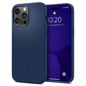 Spigen Silicone Fit iPhone 14 Pro Max 6,7 MAG Magsafe granatowy/navy blue ACS04847