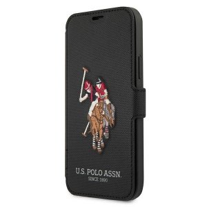 US Polo USFLBKP12LPUGFLBK iPhone 12 Pro Max 6,7 czarny/black book Polo Embroidery Collection