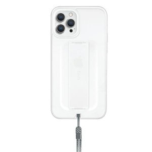 UNIQ etui Heldro iPhone 12/12 Pro 6,1biały/natural frost Antimicrobial