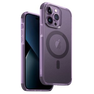 UNIQ etui Combat iPhone 14 Pro 6,1 Magclick Charging purpurowy/fig purple