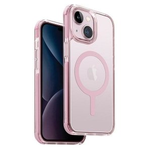 UNIQ etui Combat iPhone 15 Plus / 14 Plus 6.7 Maglick Charging różowy/baby pink