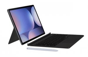 Etui z klawiaturą Samsung Galaxy Tab S10 Plus/ S10 Plus 5G/ S9 Plus/ S9 Plus 5G/ S9 FE Plus/ S9 FE Plus 5G Book Cover Keyboard Slim - AI Key EF-DX820BBE  (uszkodzone/otwarte opakowanie)