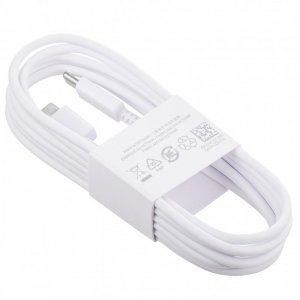 Oryginalny Kabel Samsung EP-DW767JWE USB-C - USB-C 25W 3A 1.8m biały [wersja bulk]