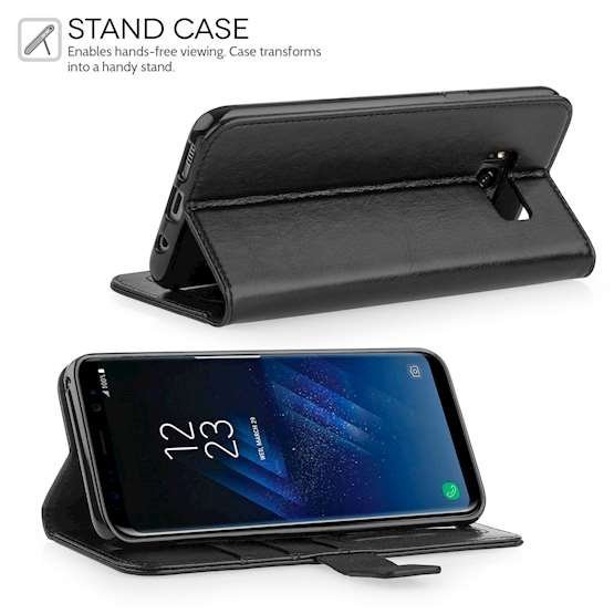Caseflex Etui Futerał Wallet Case Samsung Galaxy S8 (czarny)