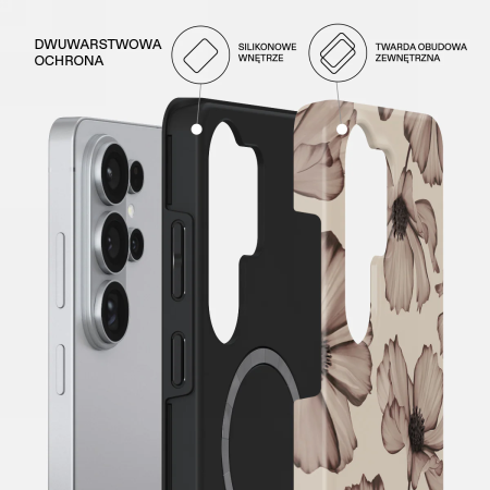 Burga Tough - etui ochronne z wbudowanym modułem magnetycznym do Samsung Galaxy S26 Ultra (barely yours)