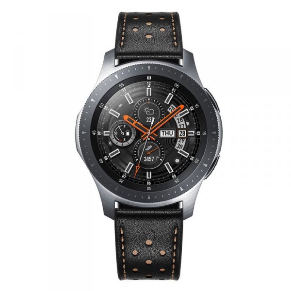 TECH-PROTECT LEATHER SAMSUNG GALAXY WATCH 42MM BLACK