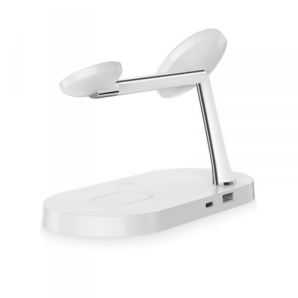 TECH-PROTECT A12 3IN1 MAGNETIC MAGSAFE WIRELESS CHARGER WHITE