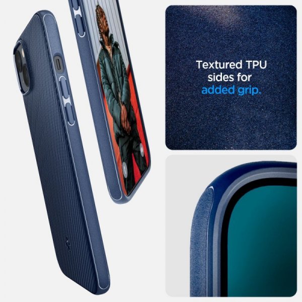 ETUI SPIGEN  MAG ARMOR IPHONE 14 PLUS / 15 PLUS NAVY BLUE