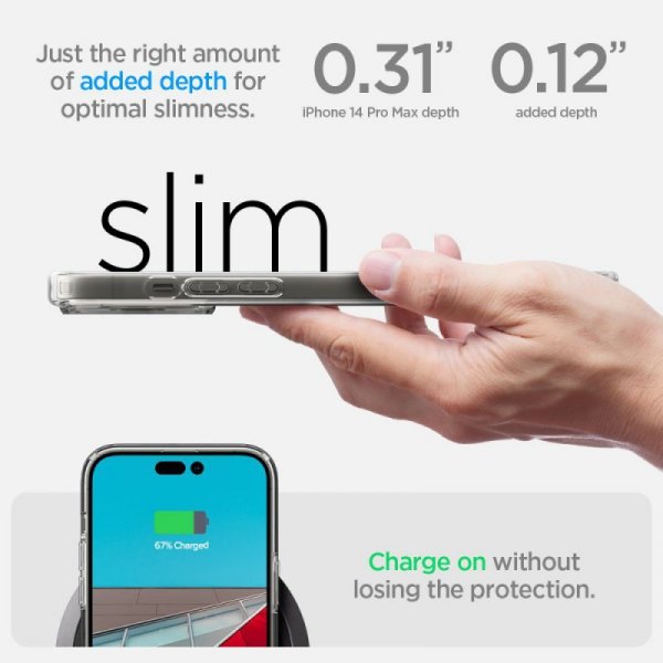 ETUI SPIGEN  ULTRA HYBRID IPHONE 14 PRO MAX CRYSTAL CLEAR