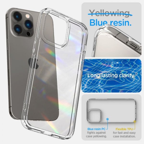 ETUI SPIGEN  ULTRA HYBRID IPHONE 14 PRO MAX CRYSTAL CLEAR