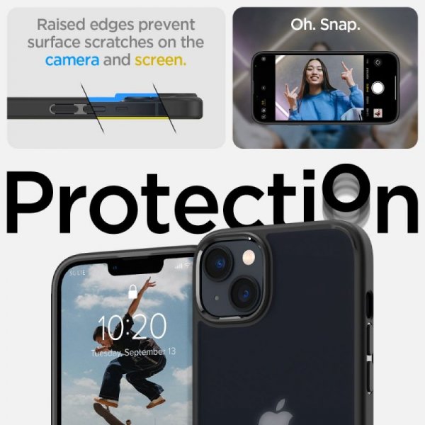 ETUI SPIGEN  ULTRA HYBRID IPHONE 14 PLUS / 15 PLUS FROST BLACK