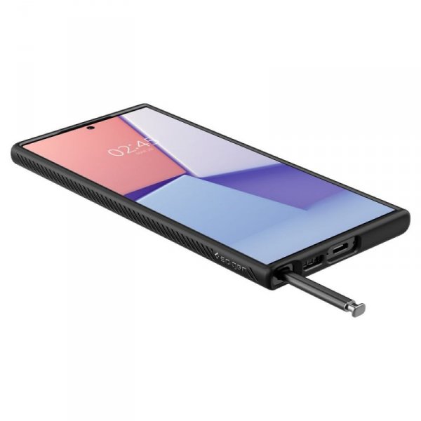ETUI SPIGEN  LIQUID AIR GALAXY S23 ULTRA MATTE BLACK