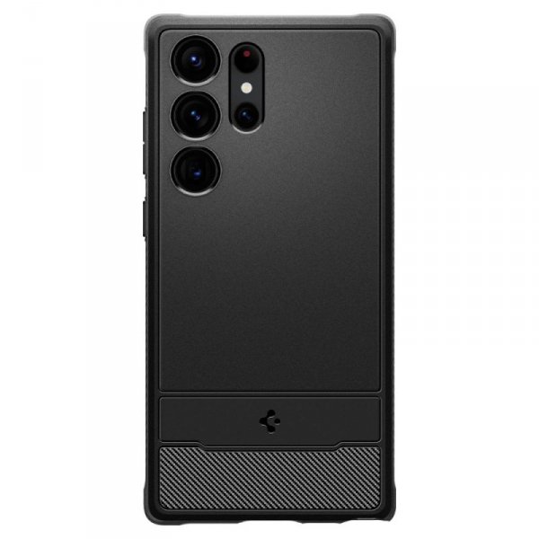 ETUI SPIGEN  RUGGED ARMOR GALAXY S23 ULTRA MATTE BLACK