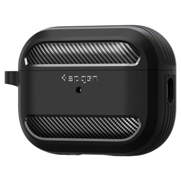 ETUI SPIGEN  RUGGED ARMOR APPLE AIRPODS PRO 1 / 2 MATTE BLACK