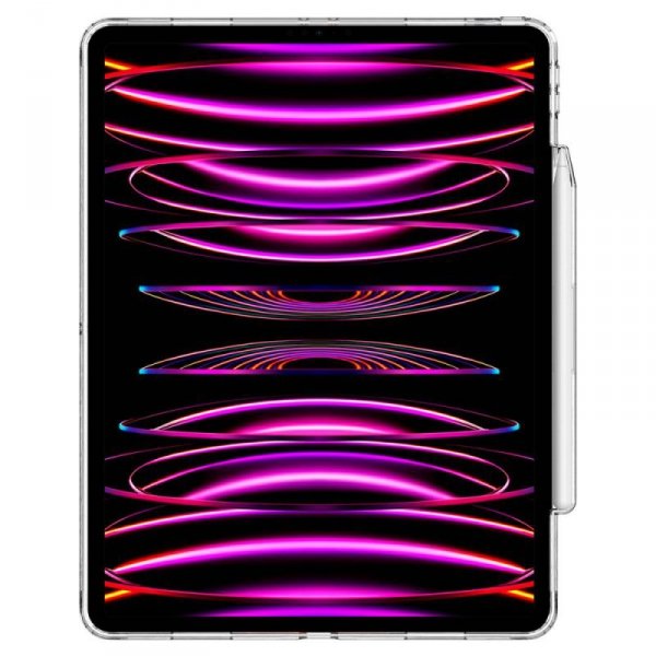 ETUI SPIGEN  AIRSKIN HYBRID ”S” IPAD PRO 12.9 4 / 5 / 6 / 2020-2022 CRYSTAL CLEAR
