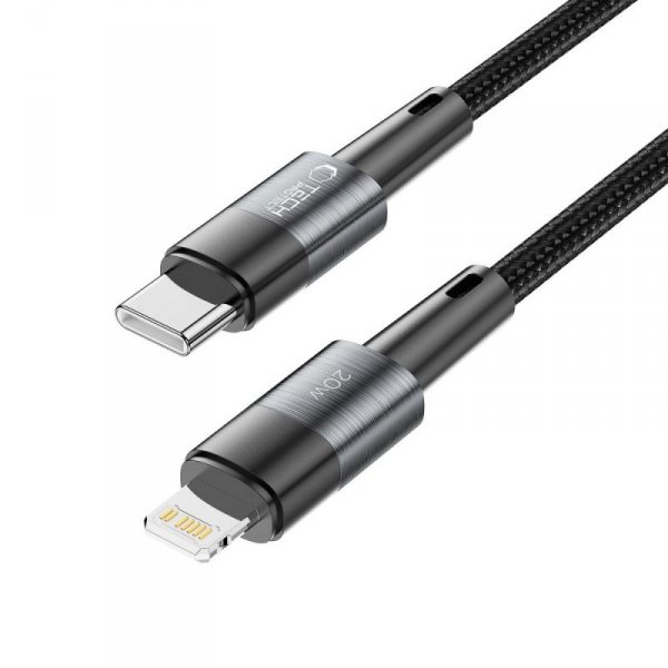 TECH-PROTECT ULTRABOOST LIGHTNING KABEL  PD20W/3A 100CM GREY