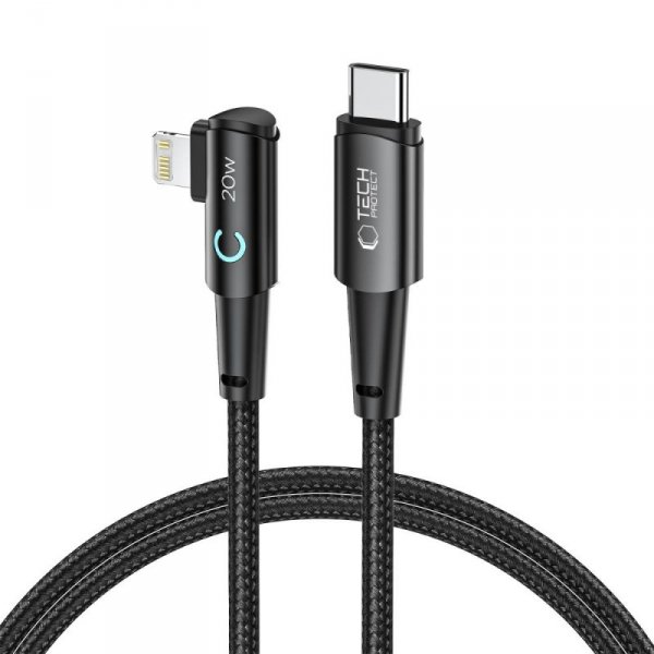 TECH-PROTECT ULTRABOOST ”L” LIGHTNING KABEL  PD20W/3A 100CM GREY