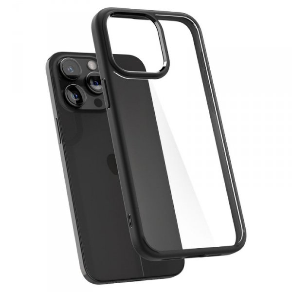 ETUI SPIGEN  ULTRA HYBRID IPHONE 15 PRO MAX MATTE BLACK