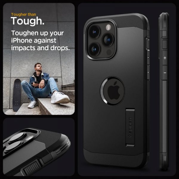 ETUI SPIGEN  TOUGH ARMOR MAG MAGSAFE IPHONE 15 PRO MAX BLACK