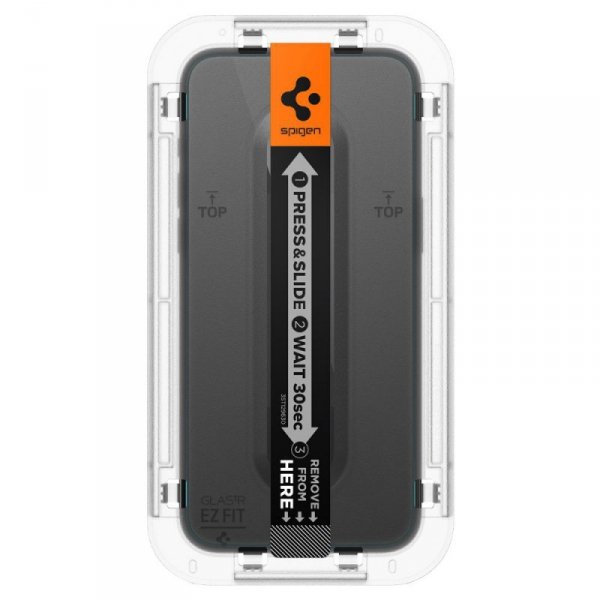 SZKŁO HARTOWANE SPIGEN GLAS.TR ”EZ FIT” 2-PACK IPHONE 15 PRO MAX CLEAR