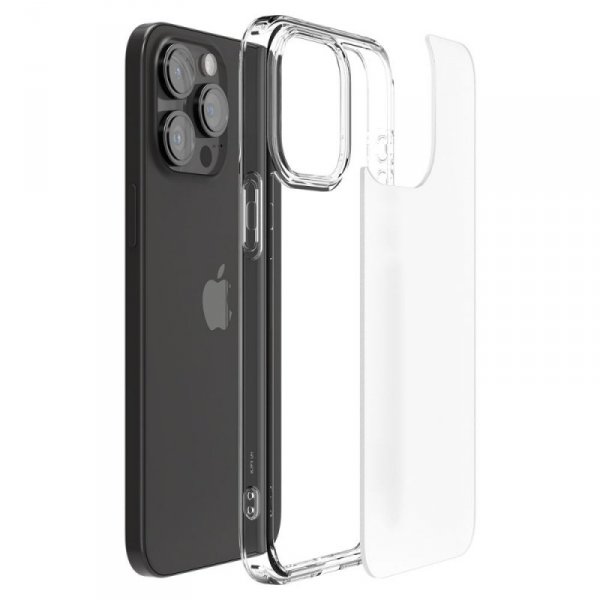 ETUI SPIGEN  ULTRA HYBRID IPHONE 15 PRO FROST CLEAR