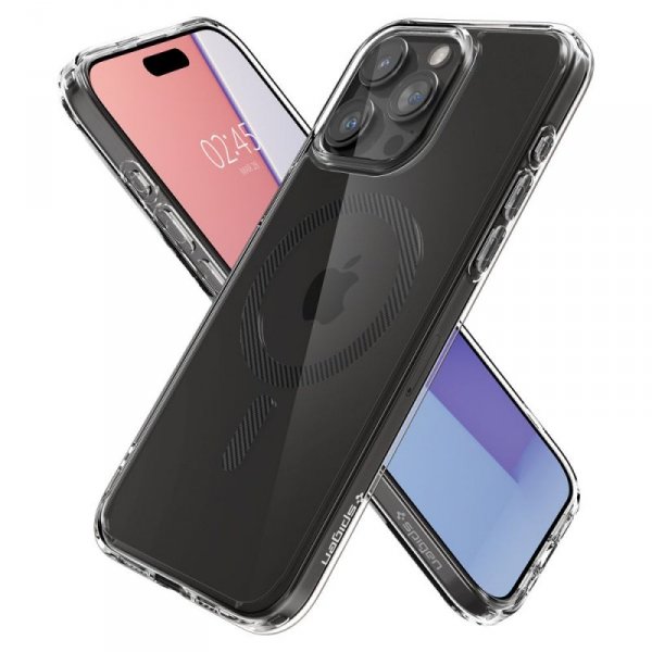 ETUI SPIGEN  ULTRA HYBRID MAG MAGSAFE IPHONE 15 PRO CARBON FIBER