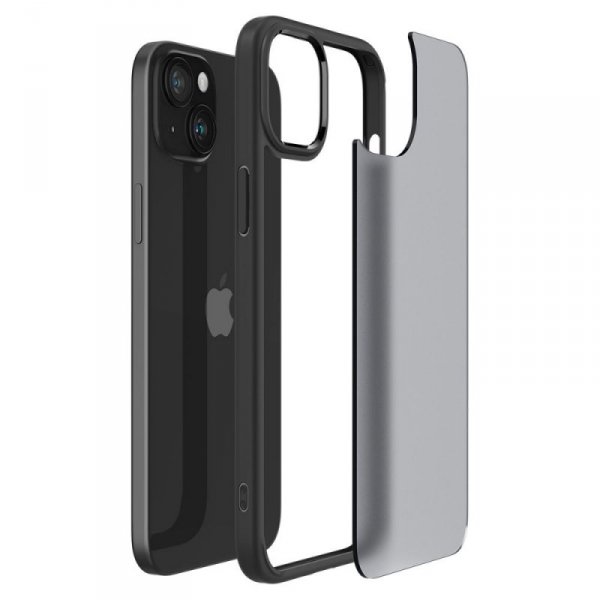 ETUI SPIGEN  ULTRA HYBRID IPHONE 15 FROST BLACK