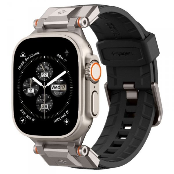 ETUI SPIGEN  DURAPRO ARMOR APPLE WATCH 6 / 7 / 8 / 9 / 10 / SE / ULTRA 1 / 2 (44 / 45 / 46 / 49 MM) BLACK