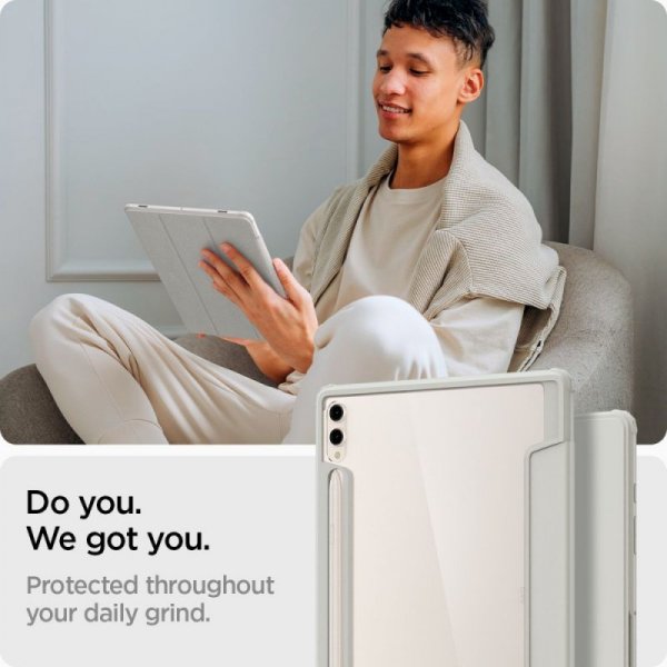 ETUI SPIGEN  ULTRA HYBRID ”PRO” GALAXY TAB S9+ PLUS /  S10+ PLUS 12.4 X810 / X816B / X826B GREY