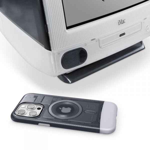 SPIGEN CLASSIC C1 MAG MAGSAFE IPHONE 15 PRO GRAPHITE