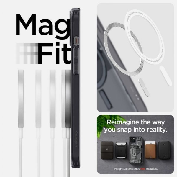 ETUI SPIGEN  ULTRA HYBRID MAG MAGSAFE IPHONE 15 PLUS ZERO ONE
