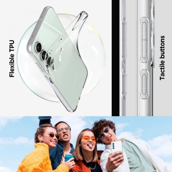 ETUI SPIGEN  LIQUID CRYSTAL GALAXY S23 FE CRYSTAL CLEAR