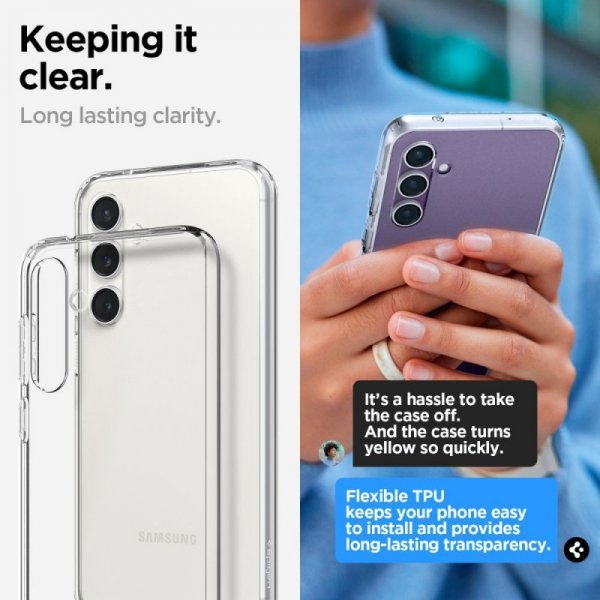 ETUI SPIGEN  LIQUID CRYSTAL GALAXY S23 FE CRYSTAL CLEAR