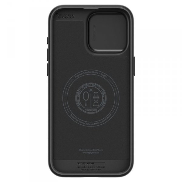 ETUI SPIGEN  OPTIK ARMOR MAG MAGSAFE IPHONE 15 PRO BLACK