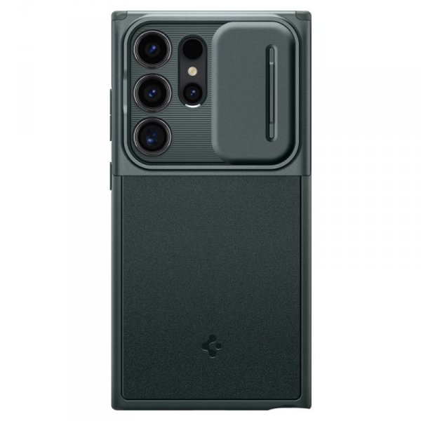 ETUI SPIGEN  OPTIK ARMOR GALAXY S24 ULTRA ABYSS GREEN