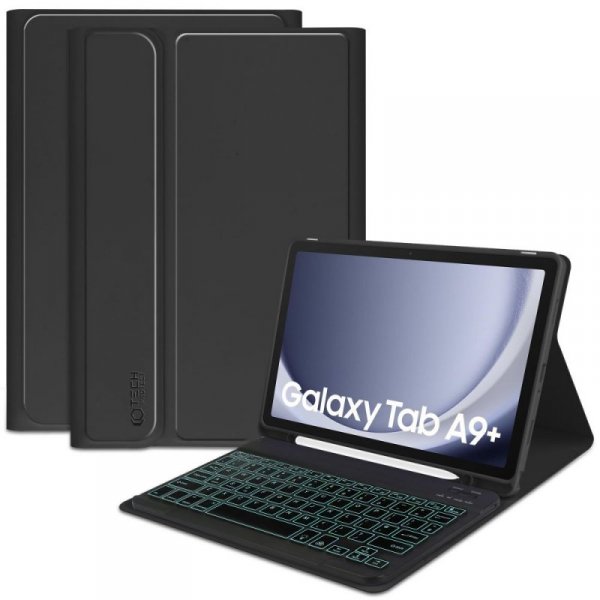 TECH-PROTECT SC PEN + KEYBOARD SAMSUNG GALAXY TAB A9+ PLUS 11.0 X210 / X215 / X216 BLACK