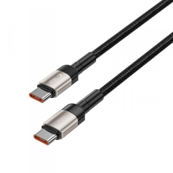 TECH-PROTECT ULTRABOOST EVO TYPE-C KABEL  PD100W/5A 100CM TITANIUM