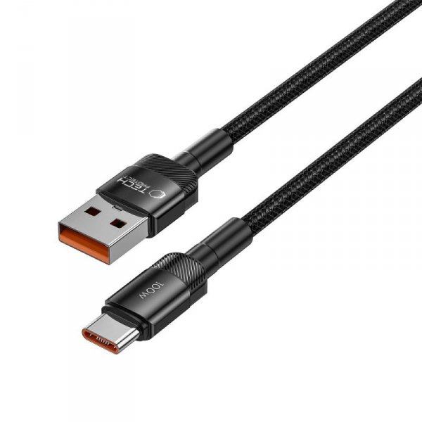 TECH-PROTECT ULTRABOOST EVO TYPE-C KABEL  100W/5A 25CM BLACK