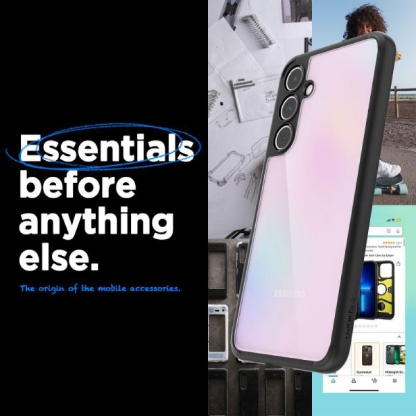 ETUI SPIGEN  ULTRA HYBRID GALAXY A55 5G MATTE BLACK