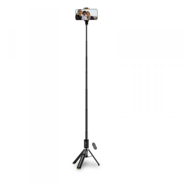 Selfie Stick Statyw Tripod Bluetooth do Telefonu – Tech-Protect L08S – Czarny