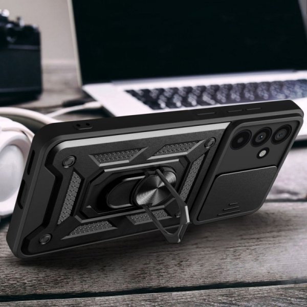 ETUI PANCERNE ETUI PLECKI NAKŁADKA CASE TECH-PROTECT   CAMSHIELD PRO SAMSUNG GALAXY M55 5G BLACK