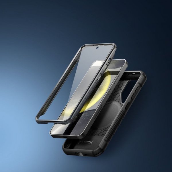 ETUI TECH-PROTECT  KEVLAR MAGSAFE+ SAMSUNG GALAXY S24 BLACK