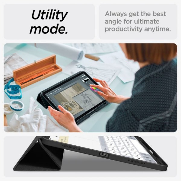 ETUI SPIGEN  URBAN FIT IPAD AIR 13 2024 BLACK