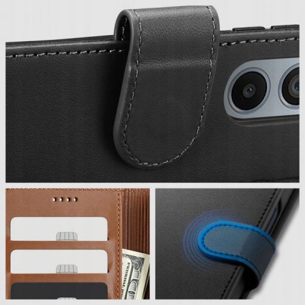 ETUI OTWIERANE KSIĄŻKOWE ETUI FUTERAŁ TECH-PROTECT   WALLET XIAOMI REDMI 13 BLACK