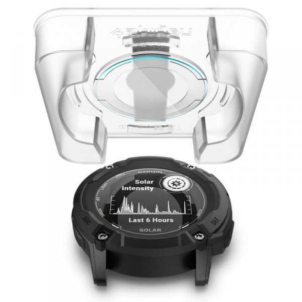 SZKŁO HARTOWANE SPIGEN GLAS.TR ”EZ FIT” 2-PACK GARMIN INSTINCT 2X SOLAR CLEAR