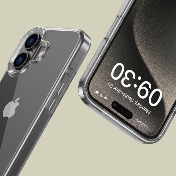 Etui TECH-PROTECT FLEXAIR HYBRID IPHONE 16 CLEAR