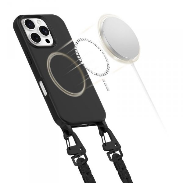 TECH-PROTECT MAGNECKLACE MAGSAFE IPHONE 16 PRO BLACK
